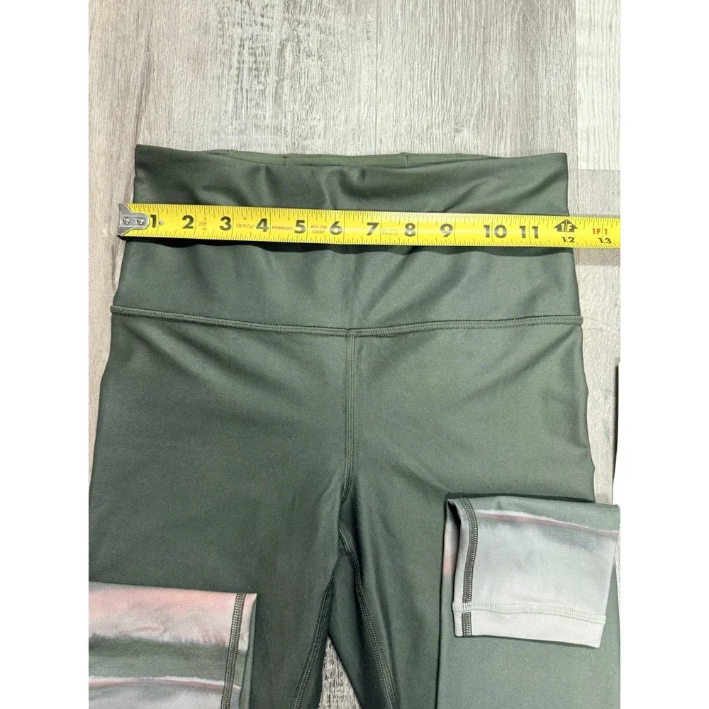 ATHLETA Ultra High Rise Elation 7/8‎ Tight Size XS Ombre Olive Powervita NEW
